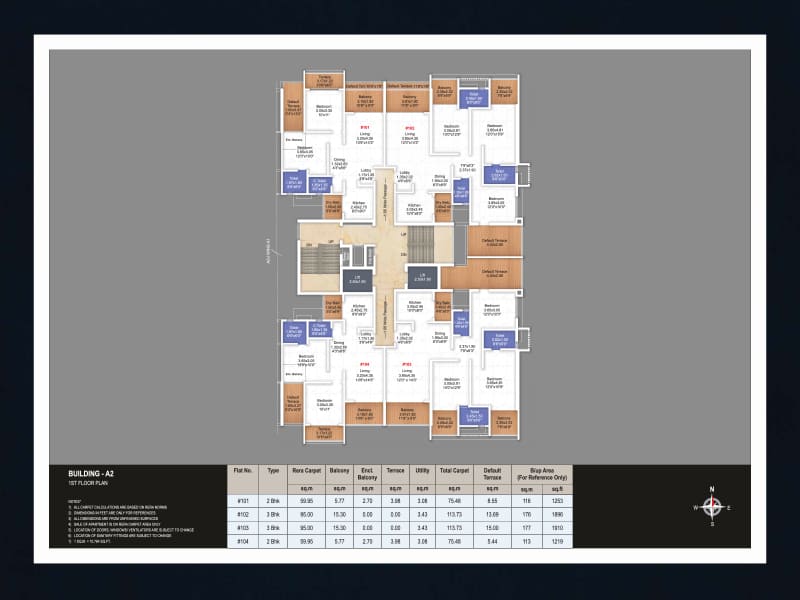 Floor plan of Majestique Signature Towers &mdash; photo gallery, images, brochure, amenities, cost sheet, price breakup, availability details, RERA number, RERA certificate, possession date, layout plan, logo, floor plan, master plan, and location map showcasing project highlights and features.